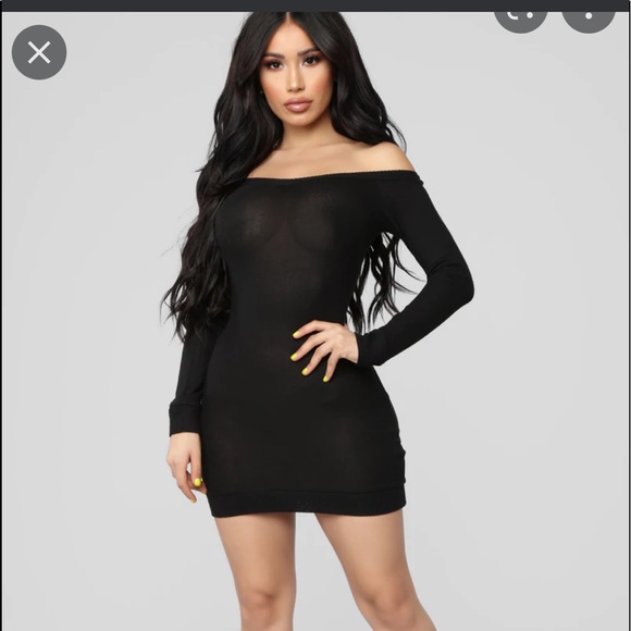 Fashion Nova Dresses & Skirts - NWT off shoulder dress !
